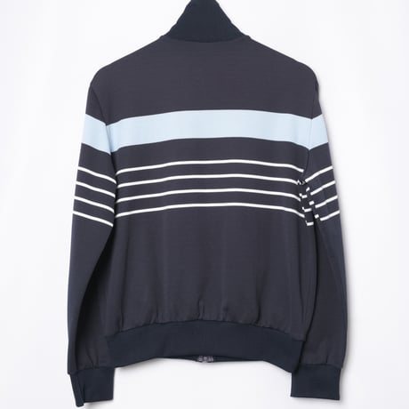 70-80s Vintage adidas Ventex Track Jacket Navy × Light Blue (Made in France)