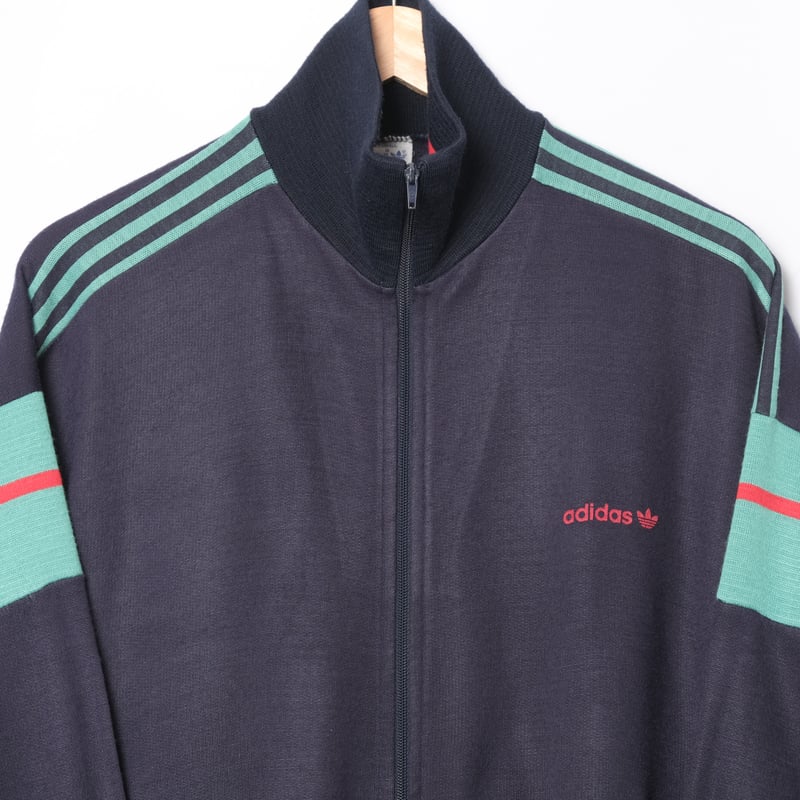 80s Vintage adidas Ventex Knit Track Jacket Nav