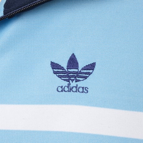 70s Vintage adidas Track Jacket RightBlue × Stripe× NavyBlue (Made in France)