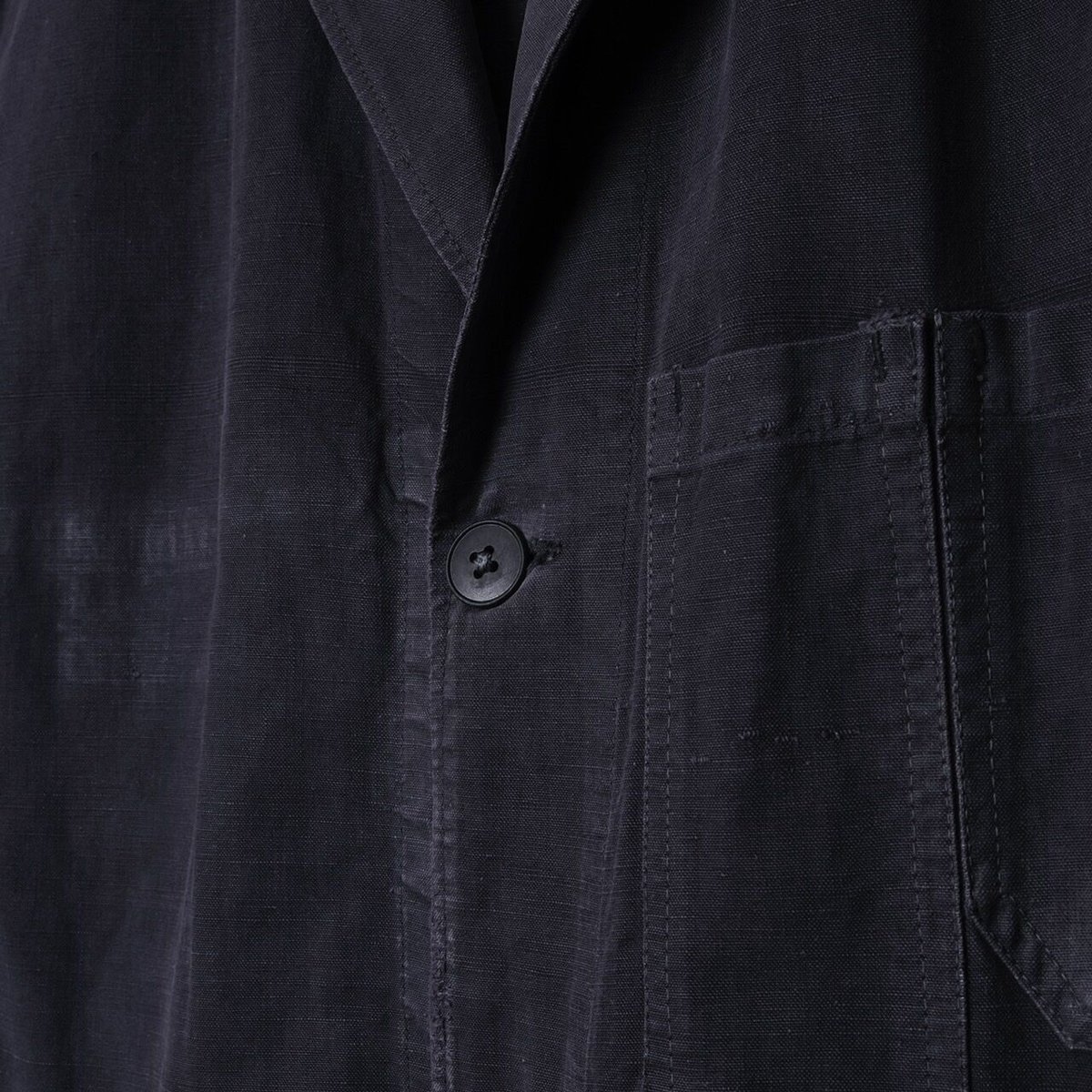 40-50s France Vintage VETRA Black Linen (Metis) 40-50s France Vintage VETRA Black Linen (Metis)