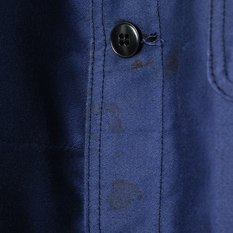 40-50s  Blue Moleskin Jacket Dead Stock