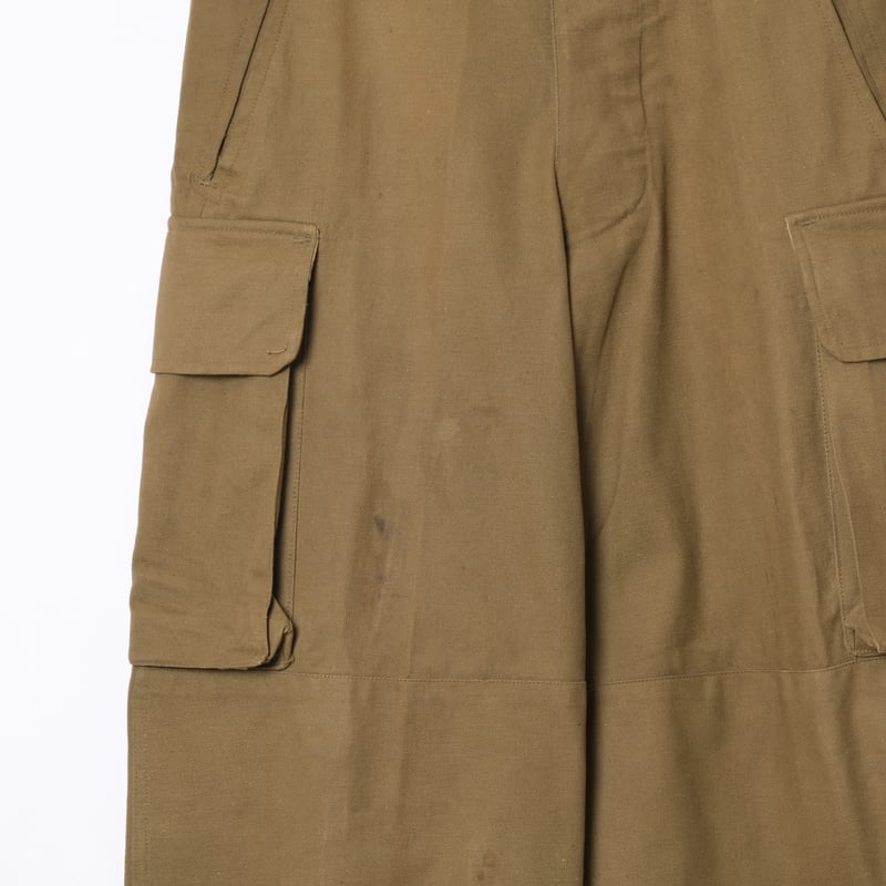 French Army M47 Trousers Early Metal Button Siz French Army M47 Trousers Early Metal Button Siz