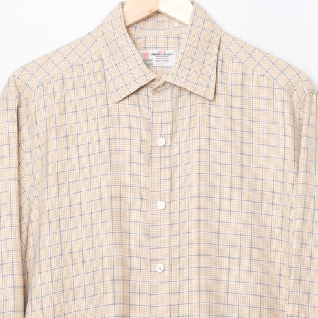 00s Turnbull&Asser Bespoke Wool Cotton shirt（Made in England）