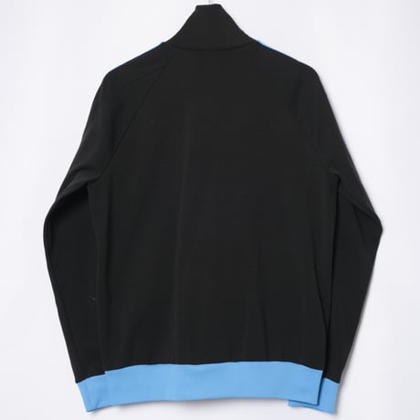 80s Vintage adidas Track Jacket Black × Light Blue（Made in France)