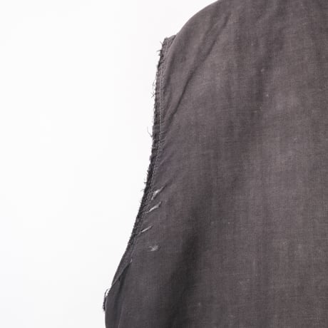 30-40s France Vintage Stripe Cotton Stripe Gillet 3