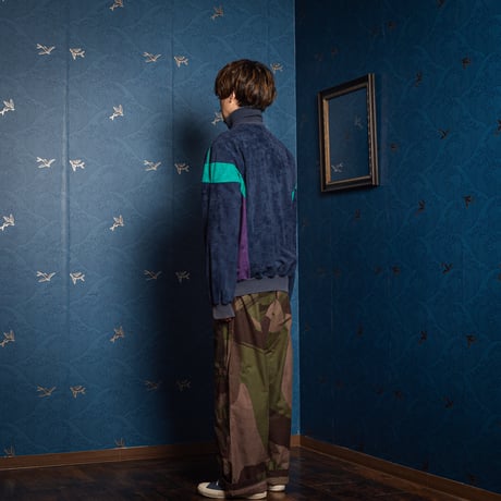 80s Vintage adidas Ventex Track Jacket Model Challenger Navy × Green