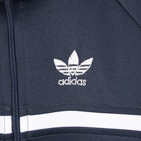 70-80s Vintage adidas Ventex Track Jacket Model First Navy × White (Made in France)