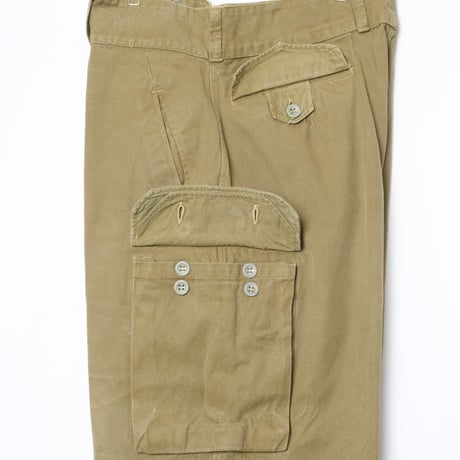 French Army M47 Trousers Early Size 39 Metal Buttons