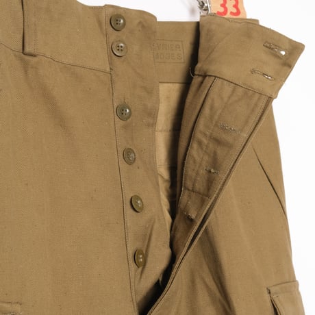 French Army M47 Trousers Early Size 33 Dead Stock