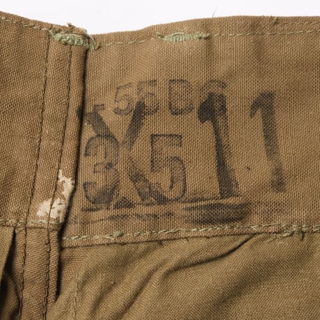 French Army M47 Trousers Early Canvas Size 11
