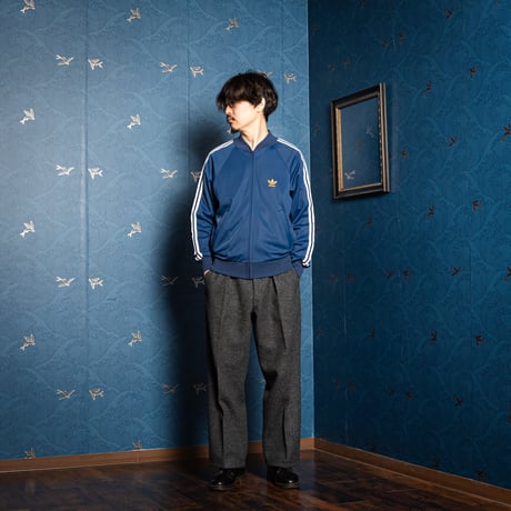 70-80s Vintage adidas Ventex ATP Track Jacket Navy (Made in France)