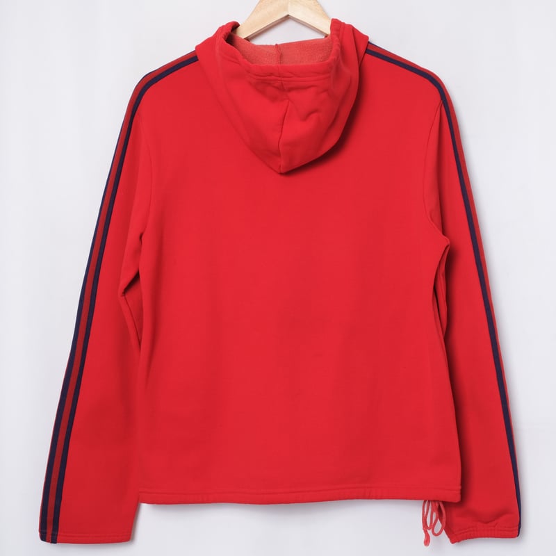 70-80s Vintage adidas Half Zip Hoodie Red (Made 70-80s Vintage adidas Half Zip Hoodie Red (Made