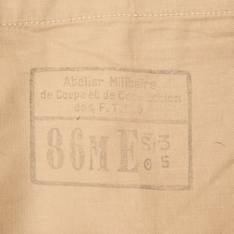 40s French Army FTEO Chino Trousers Size 86M Dead Stock