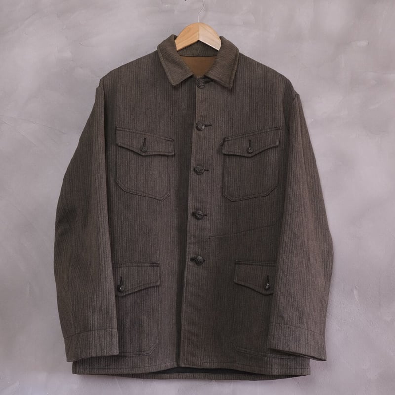 50-60s French Vintage Pique Hunting Jacket | U 50-60s French Vintage Pique Hunting Jacket | U