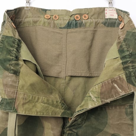Belgian Army Brush Camo Trousers Late Size 4