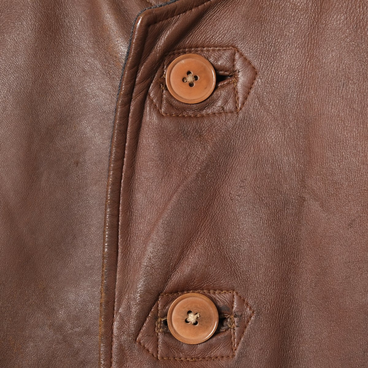 40s British Army Jerkin Leather Vest Size 2 | U