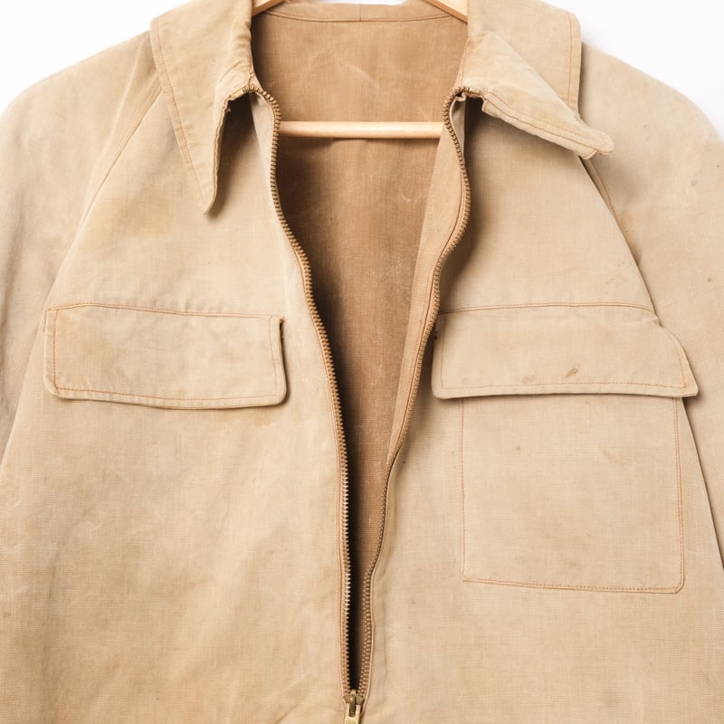 50s France Vintage Fisherman Smock With Game Po
