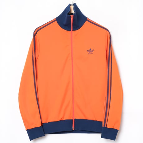 70s Vintage adidas Ventex Track Jacket Orange×Navy (Made in France)