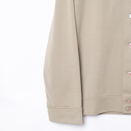 70s Vintage adidas GEORG SCHWAHN Button Jacket Dark Beige (Made in West Germany)