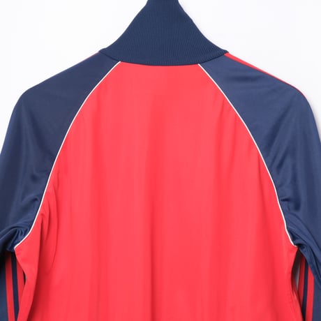80s Vintage adidas Track Jacket Red × Navy (Made in Hungaria)