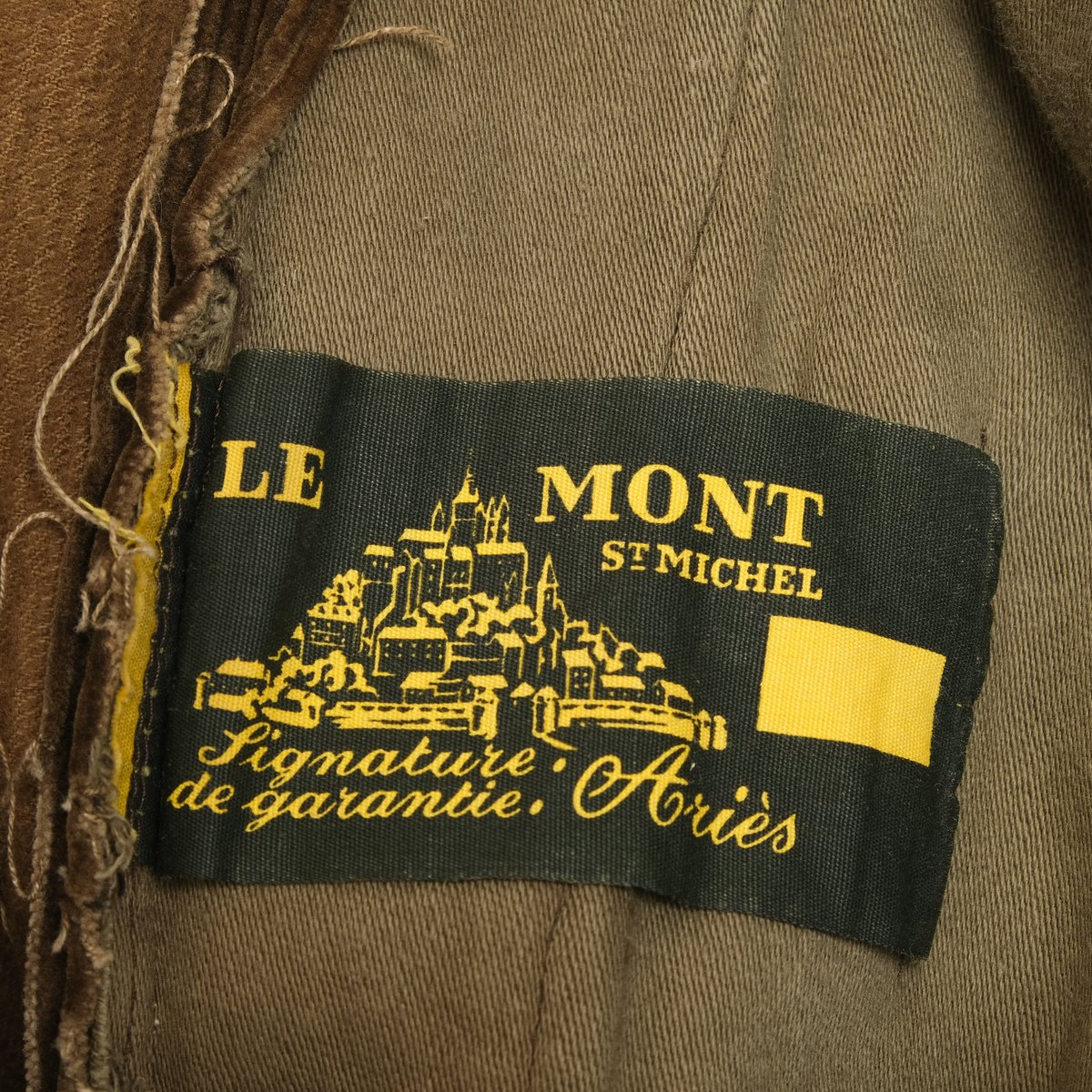 40-50s Le Mont St Michel Corduroy Trousers | U