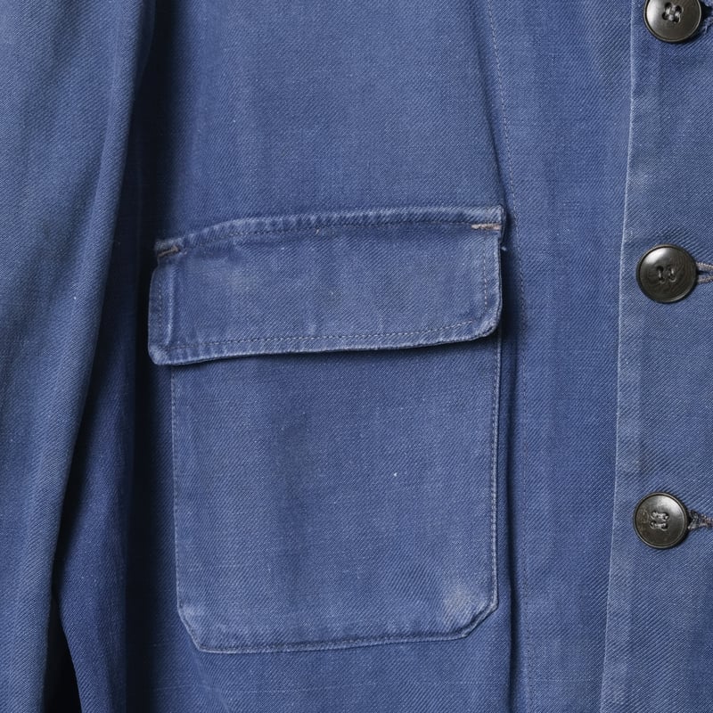 40-50s France Vintage Cotton Twill Cyclist Jack 40-50s France Vintage Cotton Twill Cyclist Jack