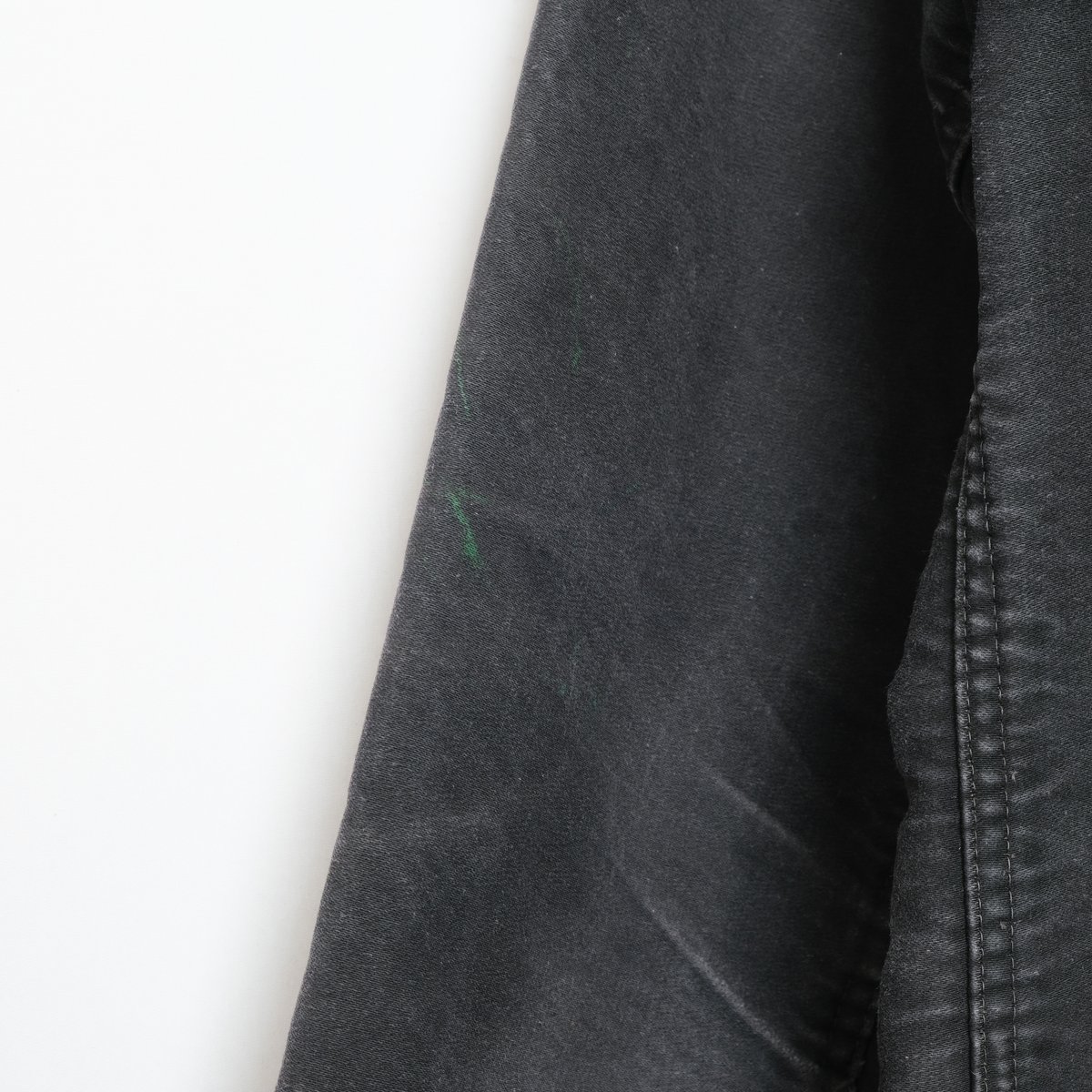 40-50s Le Mont St Michel Black Moleskin Jacket