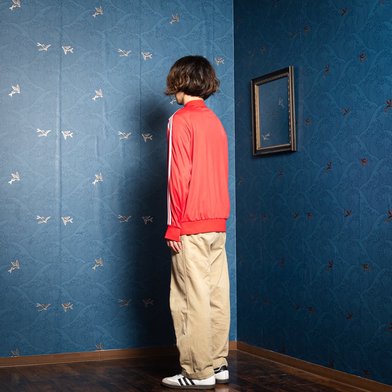 70s Vintage adidas Ventex ATP Track Jacket Red（