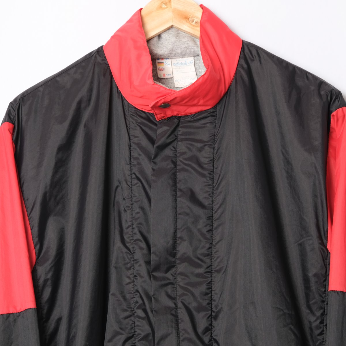 70-80s Vintage adidas Ventex Nylon Jacket Black 70-80s Vintage adidas Ventex Nylon Jacket Black