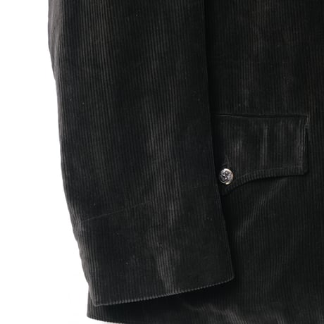 40-50s French Vintage Le Sans Rival Black Corduroy Hunting Jacket