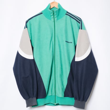 80s Vintage adidas Ventex Track Jacket Green (Made in France)  186