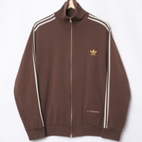 70s Vintage adidas Ventex Track Jacket Brown (Made in France)