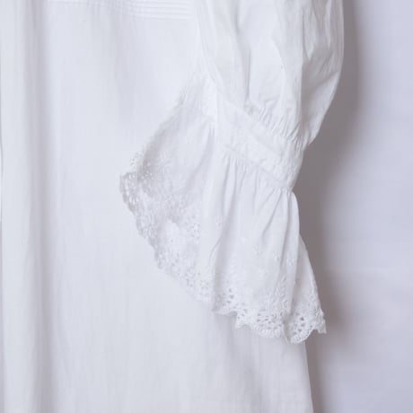 1900s French Cotton Night Dress 1