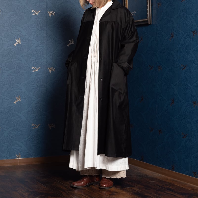 フレンチヴィンテージ　ワークドレス 40-50s French Vintage Cotton Work Dress Dead