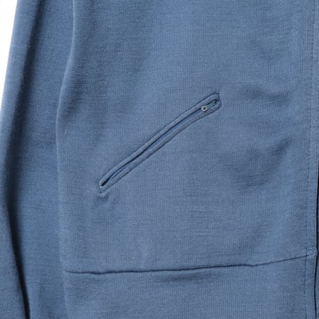 70s Vintage adidas Ventex Knit Jacket Blue Grey (Made in France)