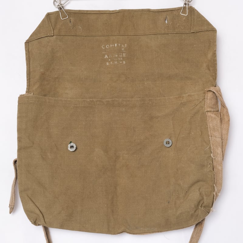 40s French Army Bread Bag (Linen) | Ugla パンと古着と本