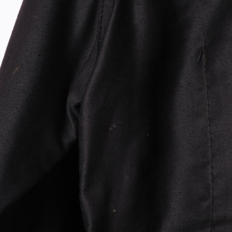 40-50s  Dumont d'Urville Black Moleskin Jacket Dead Stock