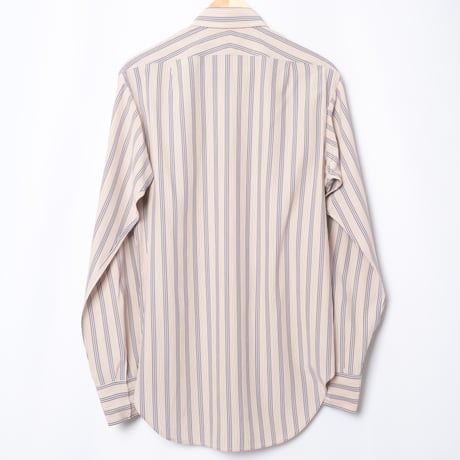 70s Turnbull&Asser Striped Silk Shirt（Made in England）