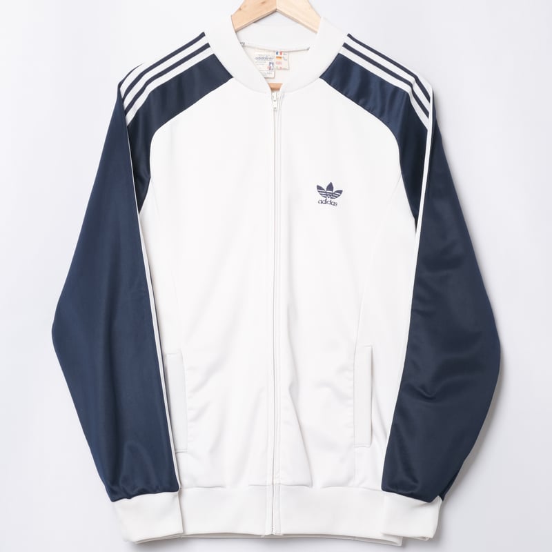 70-80s Vintage adidas ATP Track Jacket White ×