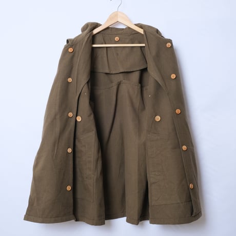 French Army M38 Motorcycle Coat 2nd  Wood Button
