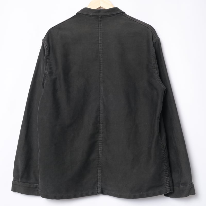 モールスキン60s DEAD STOCK】60s MAXIMUM VILLEFRANCHE BLACK MOLESKIN French Work