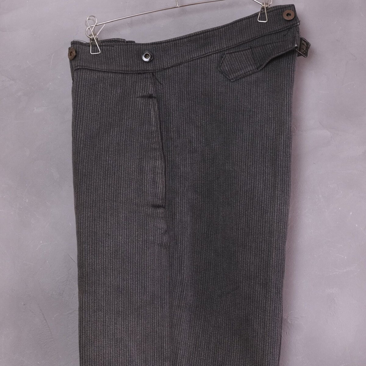 40-50s Le Mont Saint Michel Cotton Pique Trouse 40-50s Le Mont Saint Michel Cotton Pique Trouse