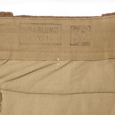 50s French Army Wool Trousers Size 32 Dead Stock