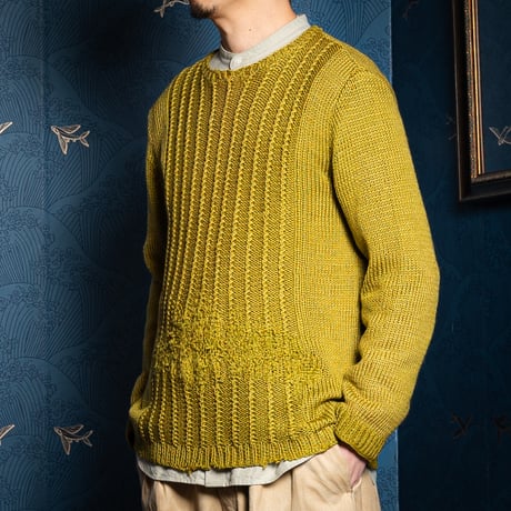 50-60s France Vintage Hand Knit