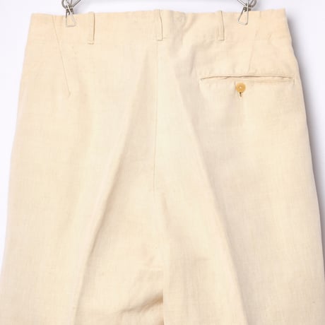 -50s France Vintage Eversmart Linen Trousers