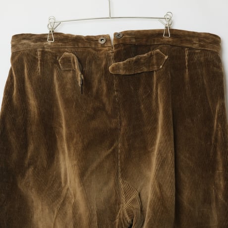 40-50s  Le Mont St Michel Corduroy Trousers