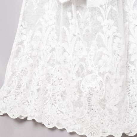 Early 1900s France Antique Linen Church Smock