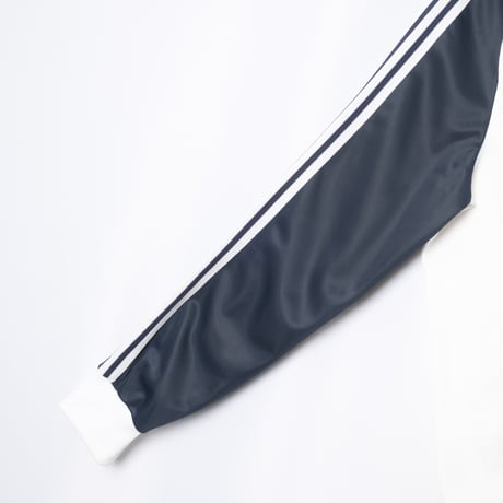 70-80s Vintage adidas Ventex ATP Track Jacket White × Navy (Made in France)