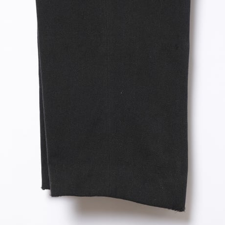 30-40s France Vintage Wool Black Trousers