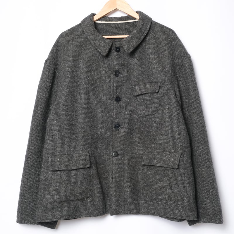 50-60s France Vintage Wool Farmers Work Jacket 50-60s France Vintage Wool Farmers Work Jacket